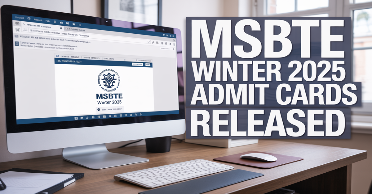 MSBTE Releases Winter 2025 Admit Cards
