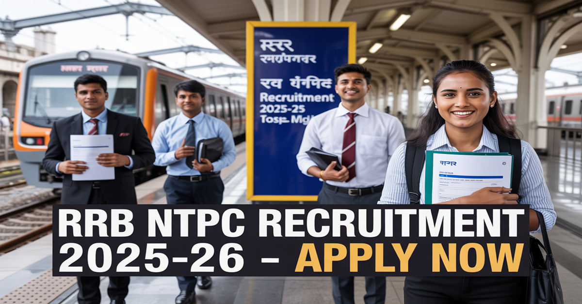 RRB NTPC Recruitment 2025-26 (Short Notice) – Apply Online for 8850 Station Master, Clerk and More Posts