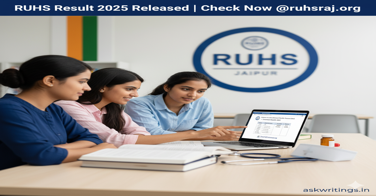 RUHS Result 2025: Complete Guide to Check Latest Updates Online