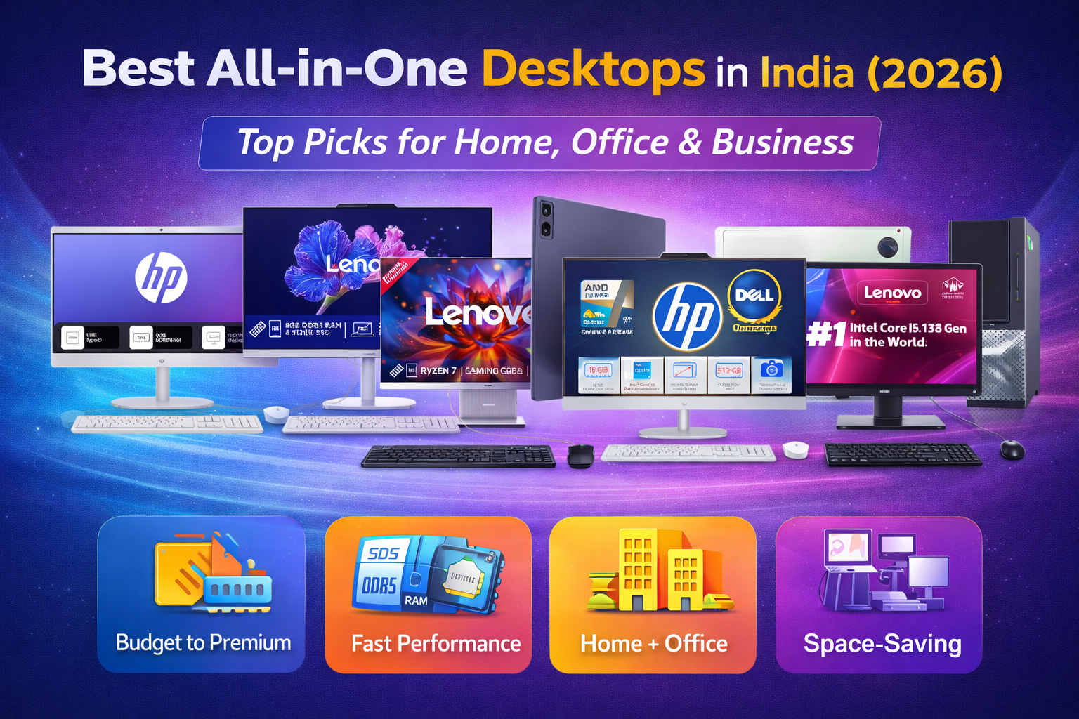 Best All in One Desktop India 2026: Complete Guide to AIO Desktop PCs for Home, Office & Business