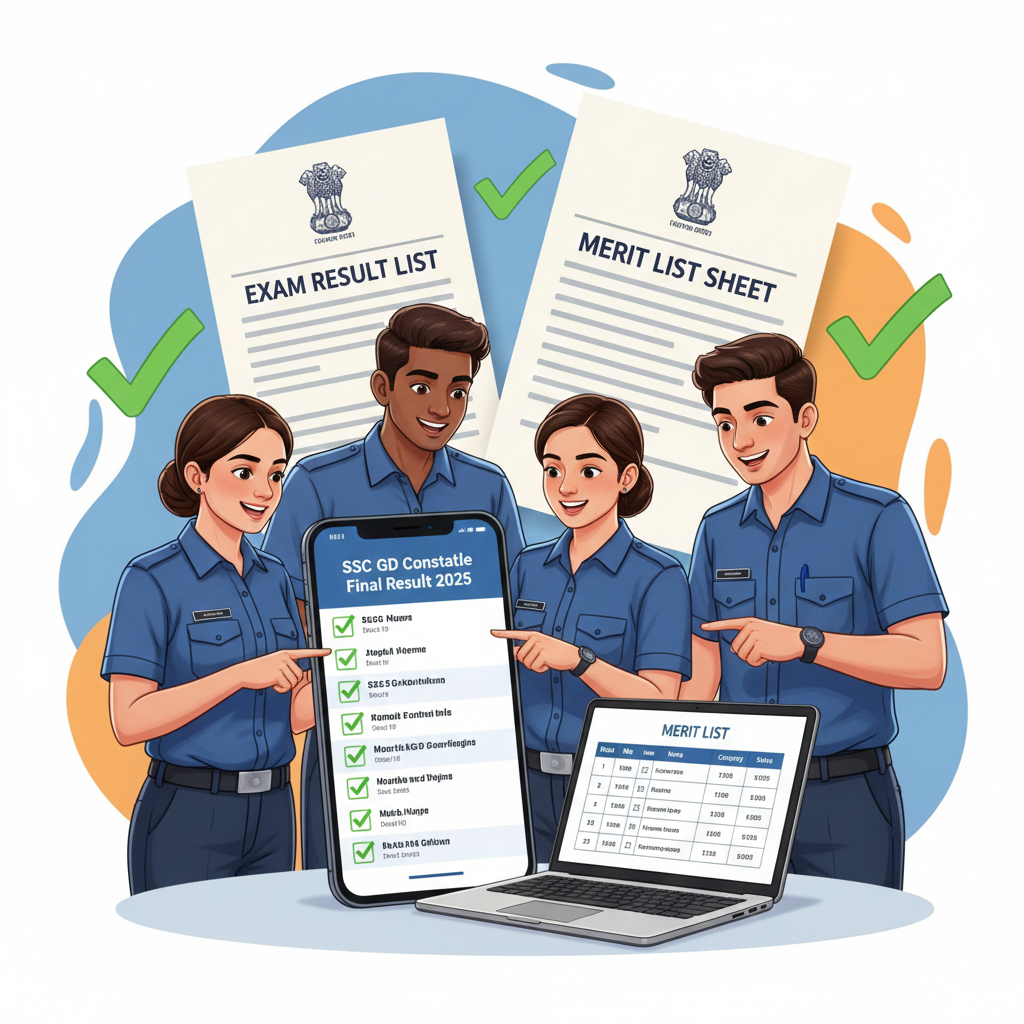 SSC GD Constable Final Result 2025: Merit List and Selection Details