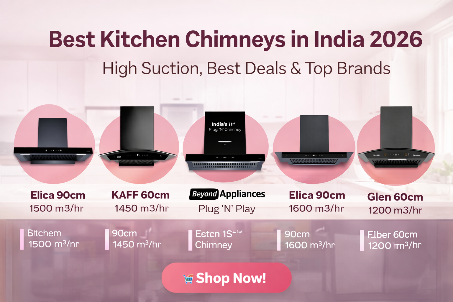 Best Kitchen Chimney in India 2026: Complete Guide to High Suction Chimneys with Best Deals