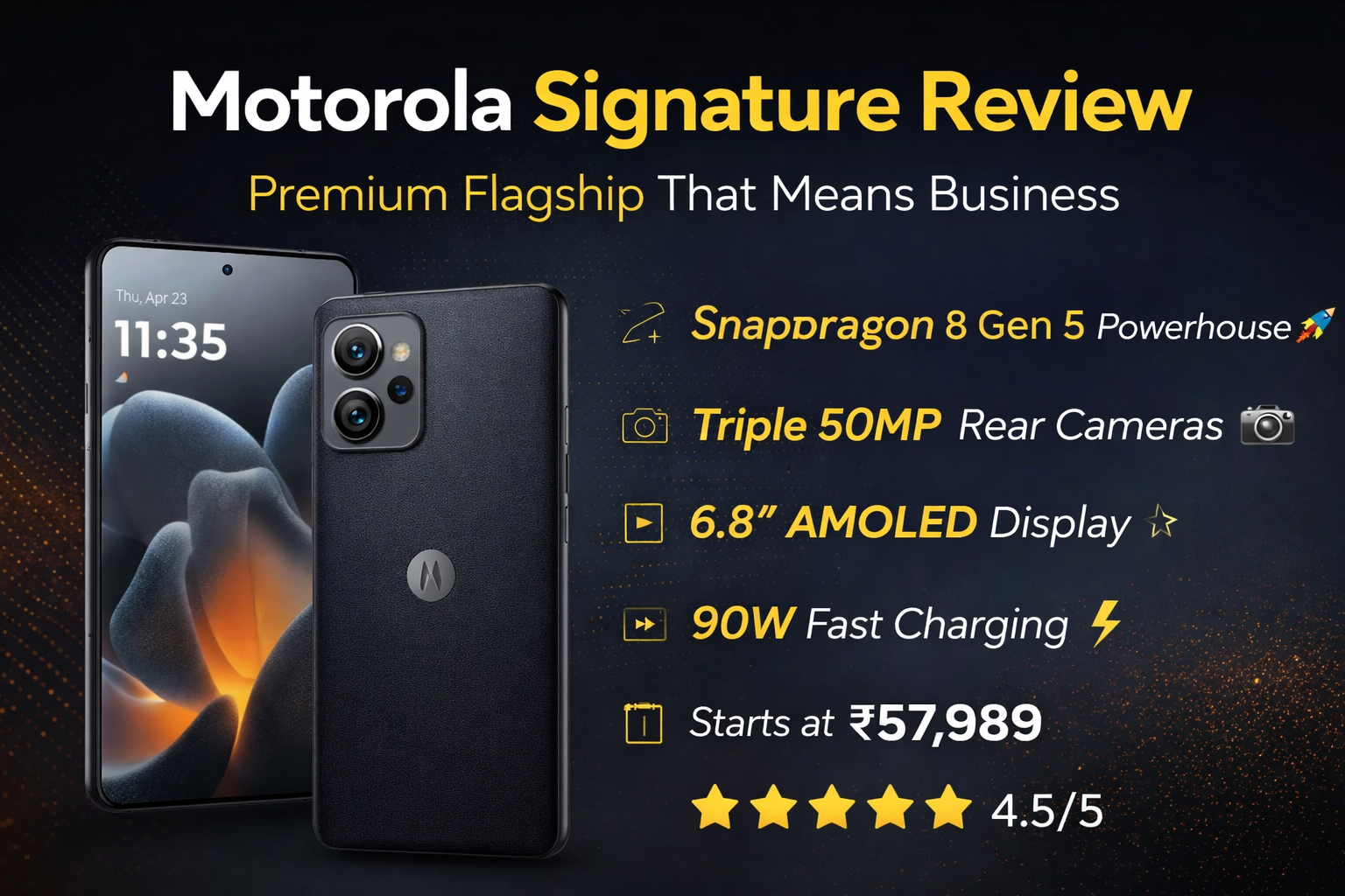 Motorola Signature Review 2026: The Ultimate Premium Android Smartphone Under ₹60,000